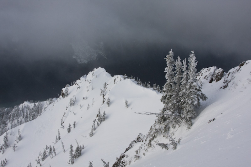 Snow Covered Ridgeline